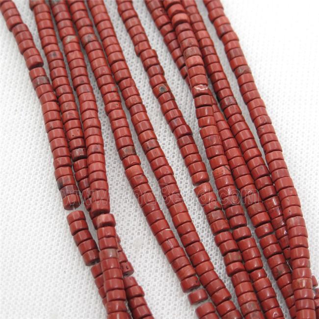 red Jasper heishi beads