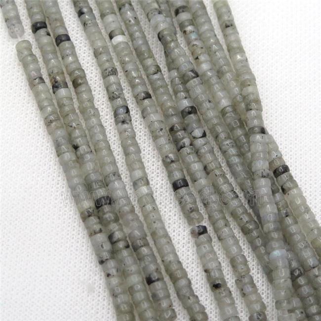 gray Labradorite heishi beads