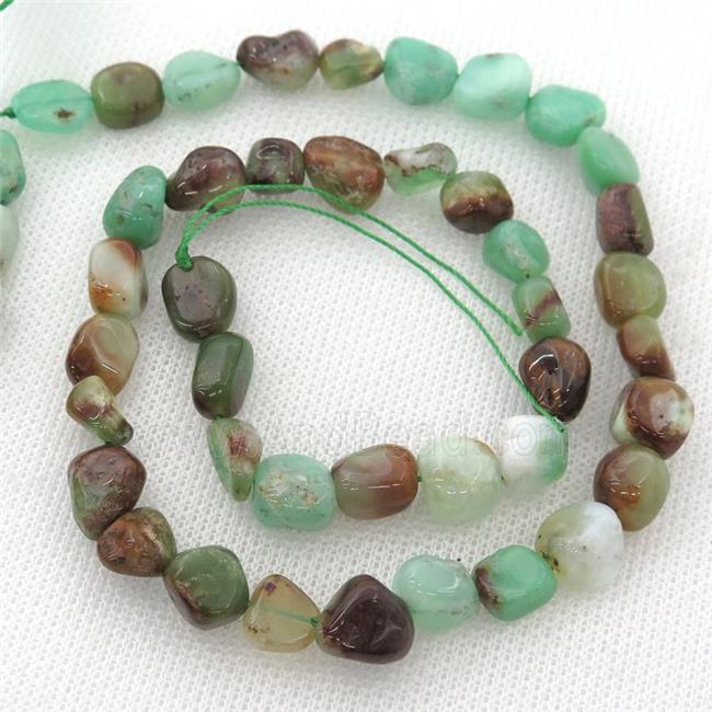 green Australian Chrysoprase chip beads