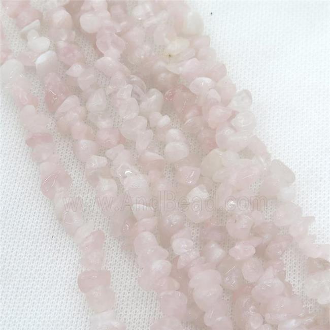 Rose Quartz chip beads