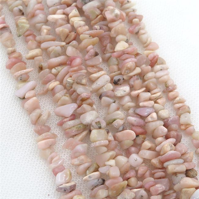 Pink Opal chip beads