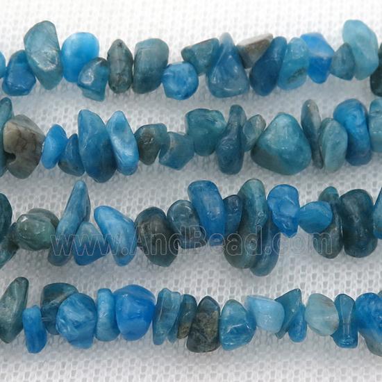 blue Apatite beads chip
