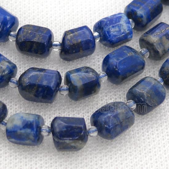 blue Lapis beads, freeform