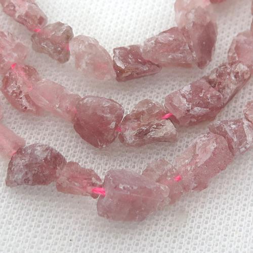 Strawberry Quartz chip beads