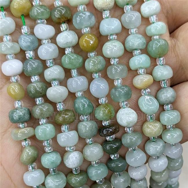 Burman Chrysoprase beads, rondelle