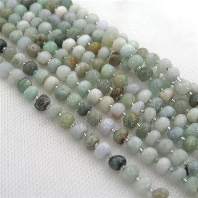 Burman Chrysoprase beads, rondelle