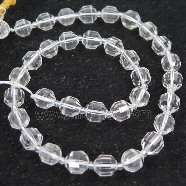 Clear Quartz bullet beads