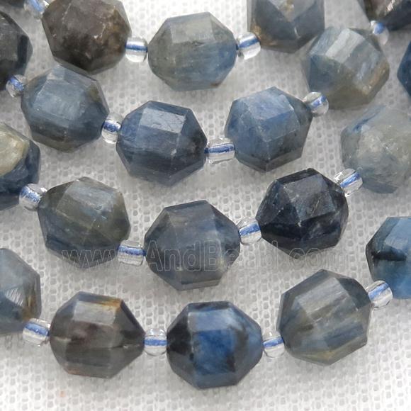 blue Kyanite bullet beads