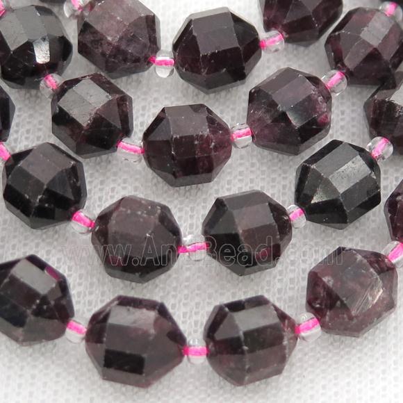 darkred Garnet bullet beads