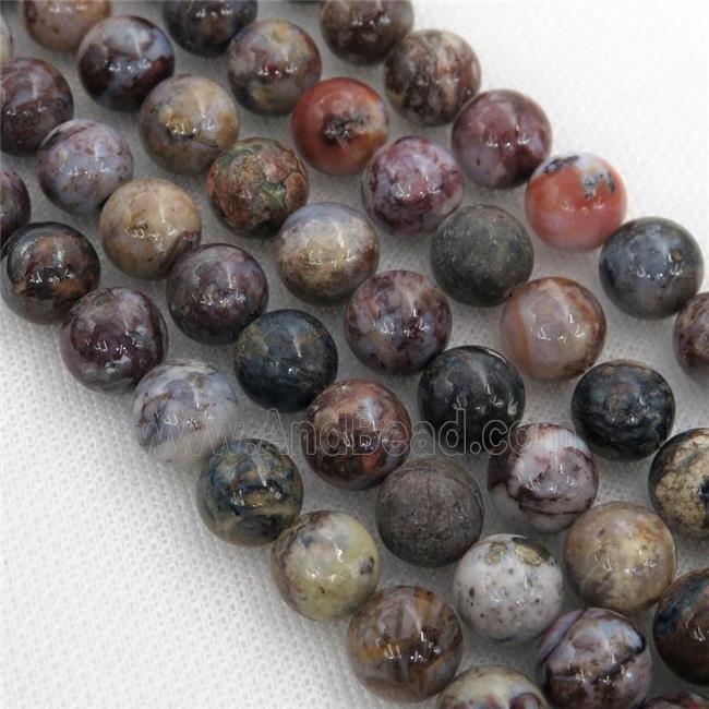 round Pietersite Jasper Beads