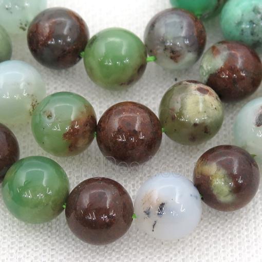 Australian Chrysoprase Beads, round