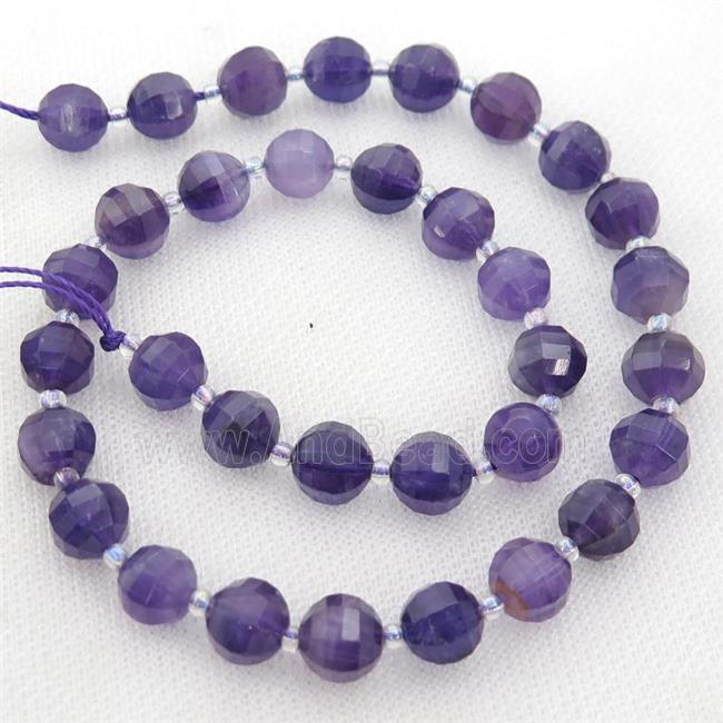 Amethyst lantern Beads, purple