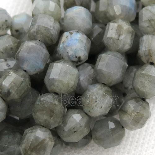 Labradorite bullet beads