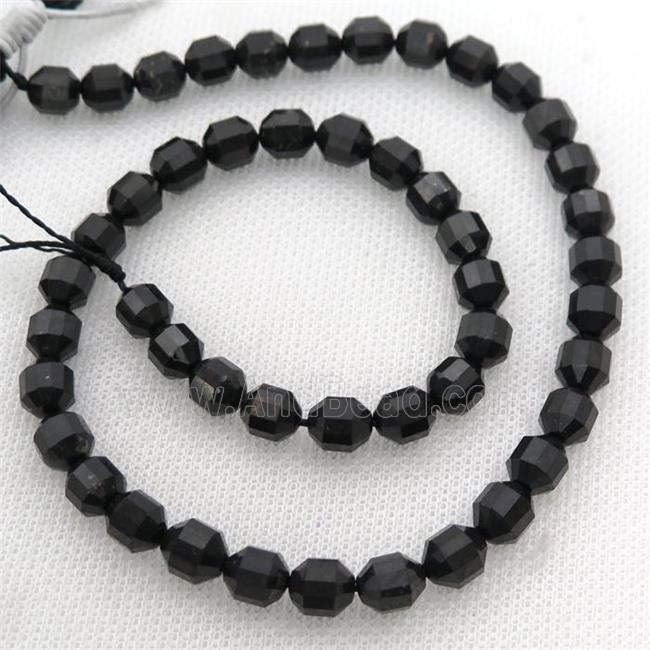 black Shungite bullet beads