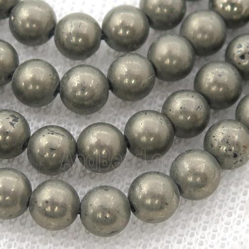 Pyrite Beads, round