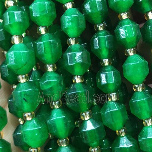 green Jade bullet beads