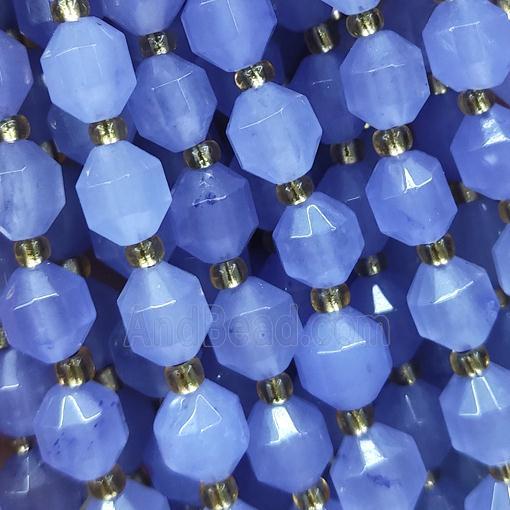 lavender Jade bullet beads