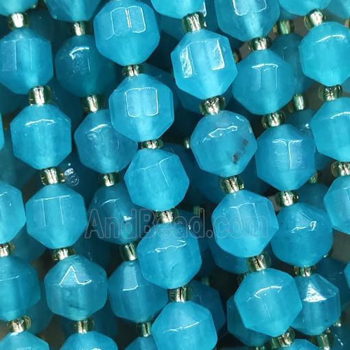 teal Jade bullet beads