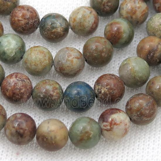 natural Azurite Beads, round