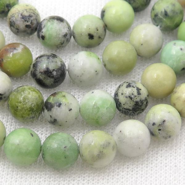 Australian Chrysoprase Beads, round
