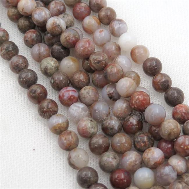 natural Agate beads, round