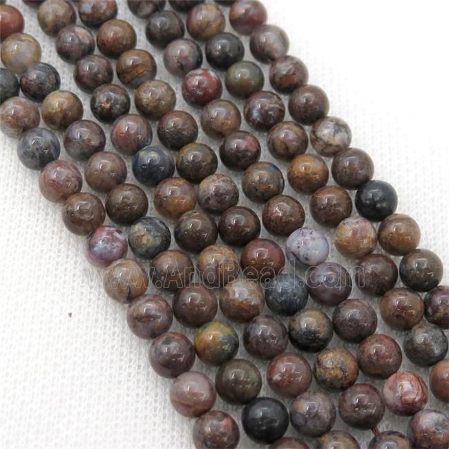 Pietersite Jasper Beads, round
