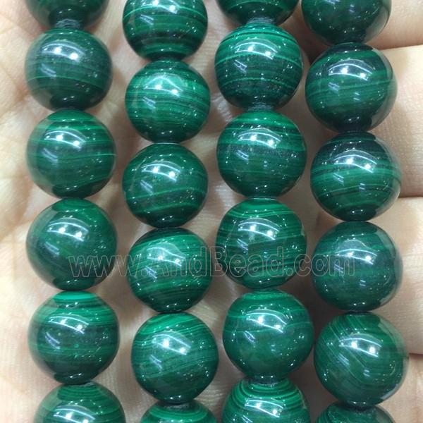 natural green Malachite Beads, round