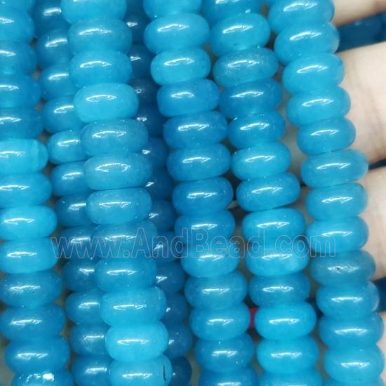 blue Jade rondelle beads