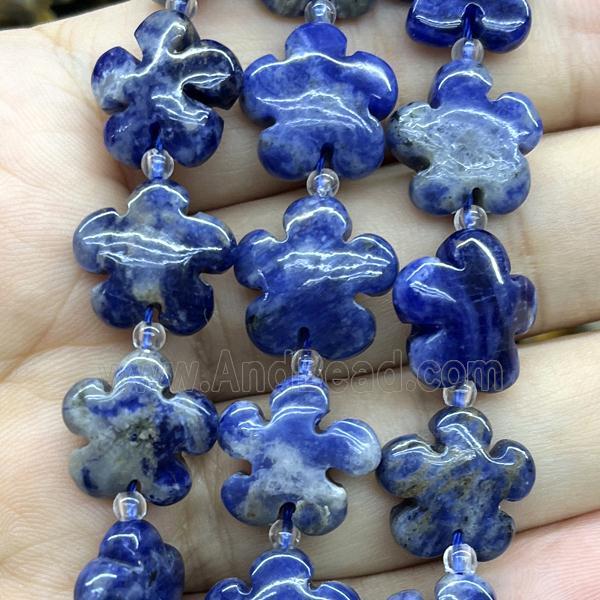 Lapis Lazuli flower beads