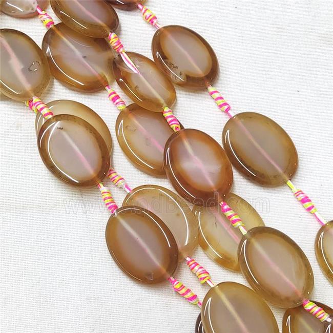 natural Agate Oval Beads