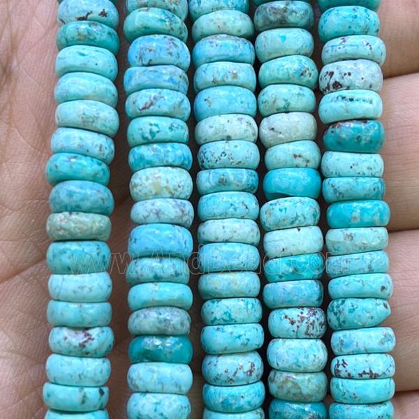 natural blue Turquoise heishi beads