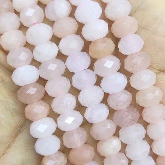 Pink Aventurine Beads faceted rondelle