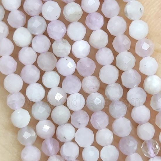 Kunzite Beads Tiny Faceted Round