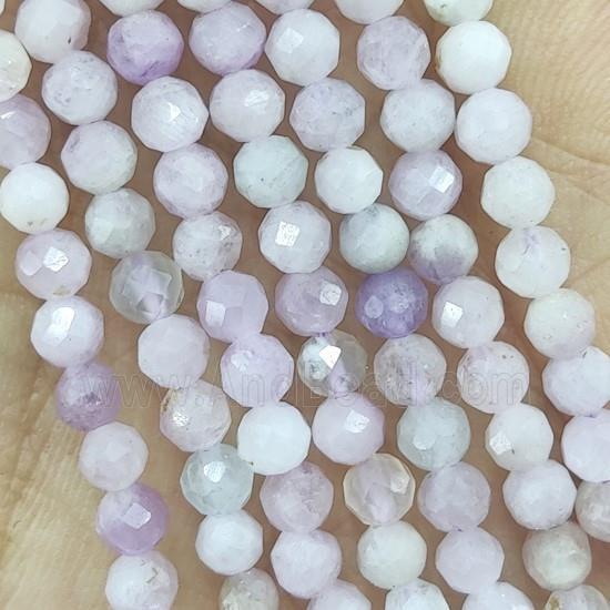 Kunzite Beads Faceted Round