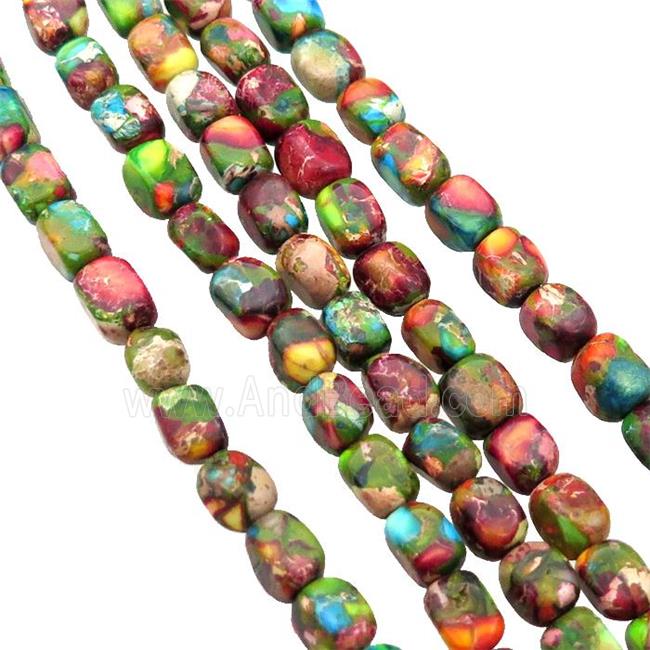 Multicolor Imperial Jasper Beads Freeform