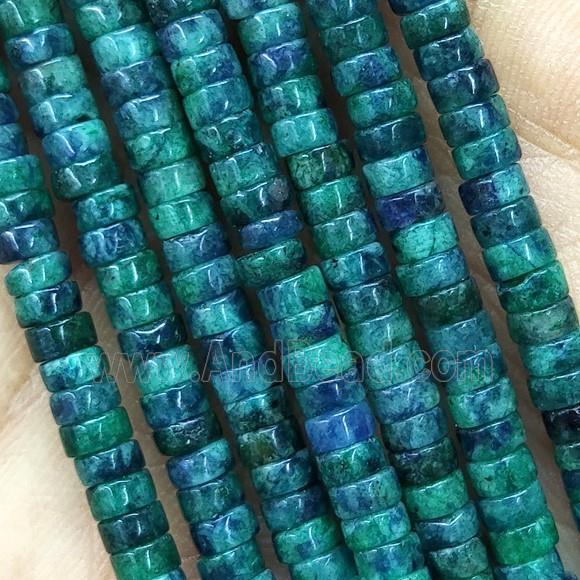 Azurite Heishi Spacer Beads Dye