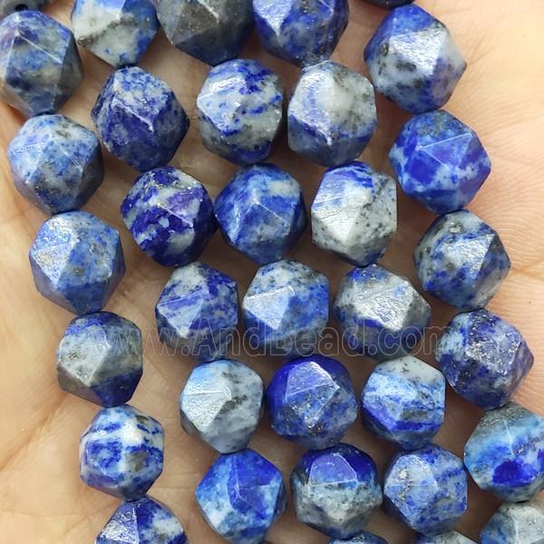 Natural Lapis Lazuli Beads Cut Round