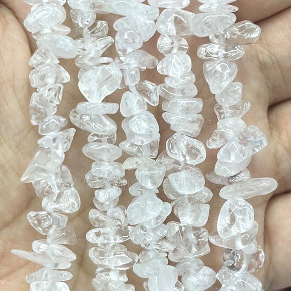 Clear Quartz Chip Beads Freeform