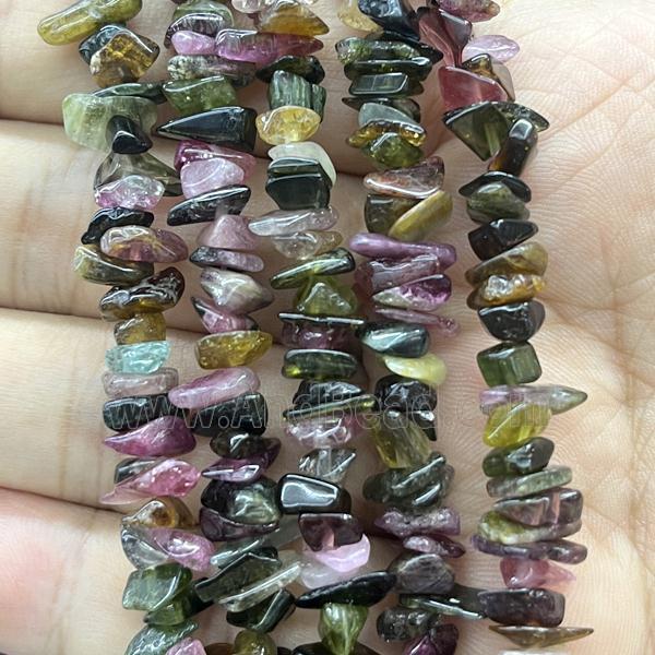 Tourmaline Chip Beads Freeform Multicolor