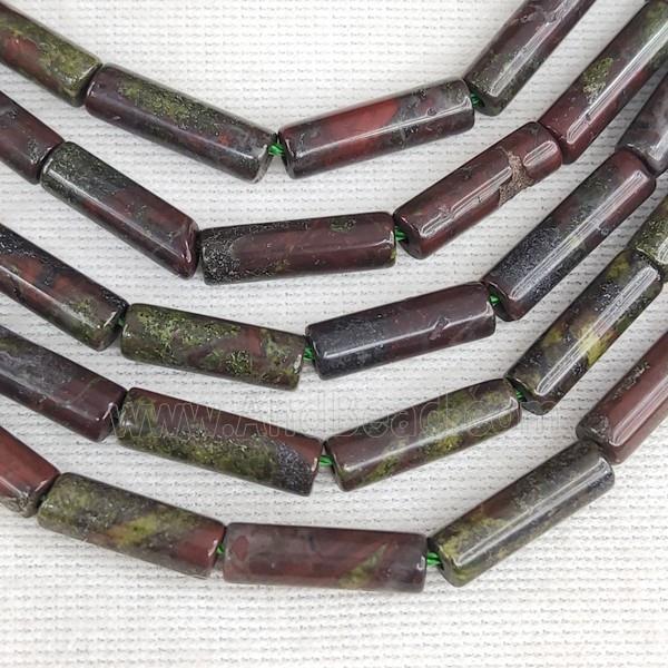 Dragon BloodStone Tube Beads