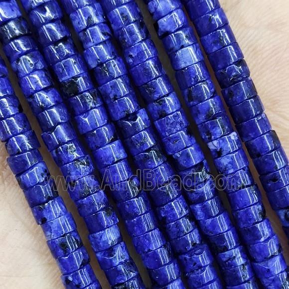 Blue Sodalite Heishi Beads Dye
