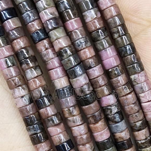 Pink Rhodonite Heishi Beads