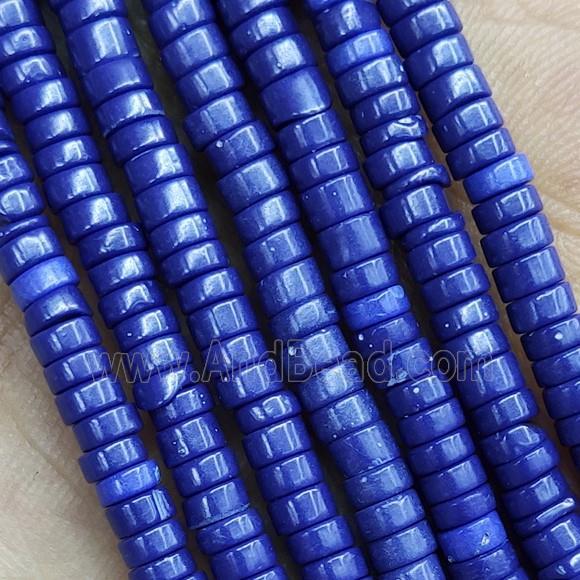 Lapis Lazuli Heishi Beads Blue Dye