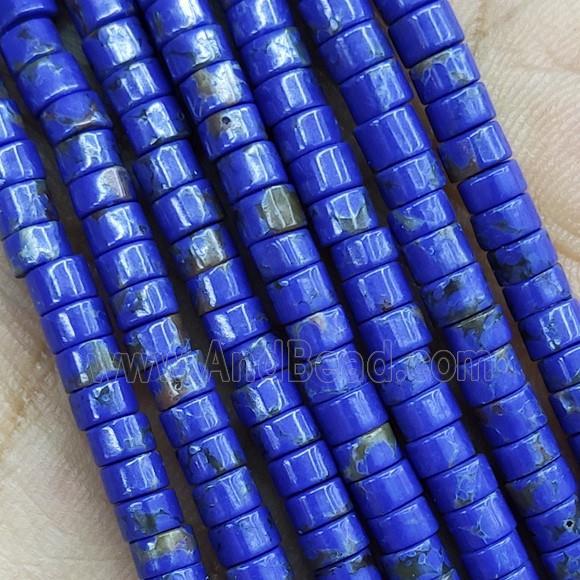 Blue Lapis Heishi Beads