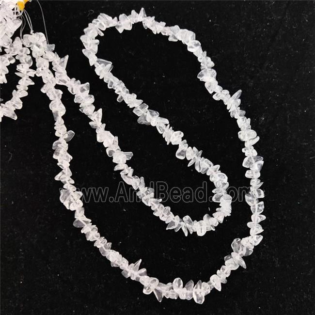 Clear Crystal Glass Chip Beads