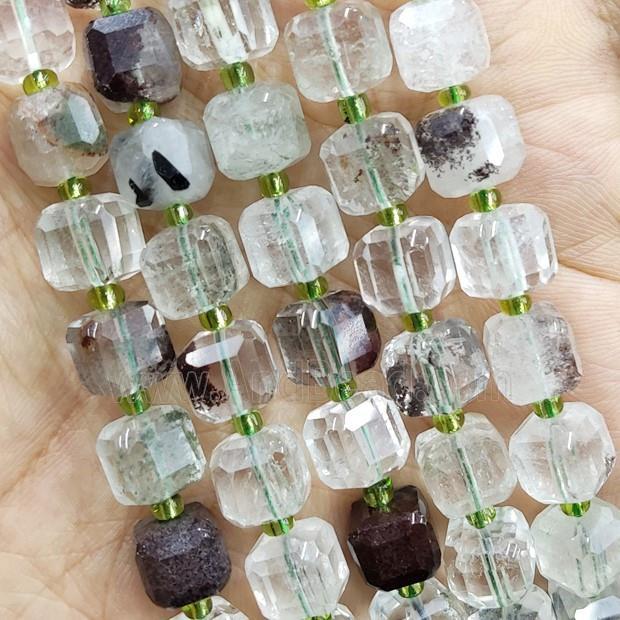 Chlorite Beads Faceted Cube