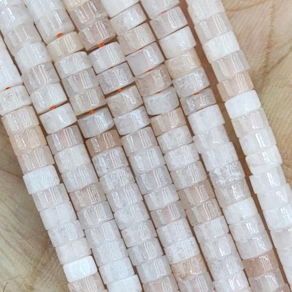 Lt.Pink Aventurine Heishi Beads