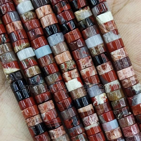 Red Poppy Jasper Heishi Beads