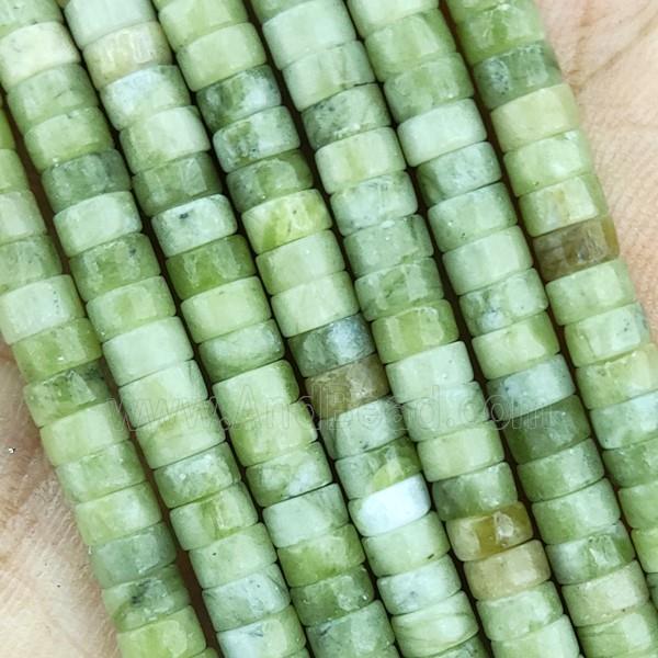 Green Jade Heishi Beads