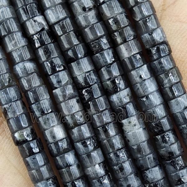 Black Labradorite Heishi Beads Larvikite